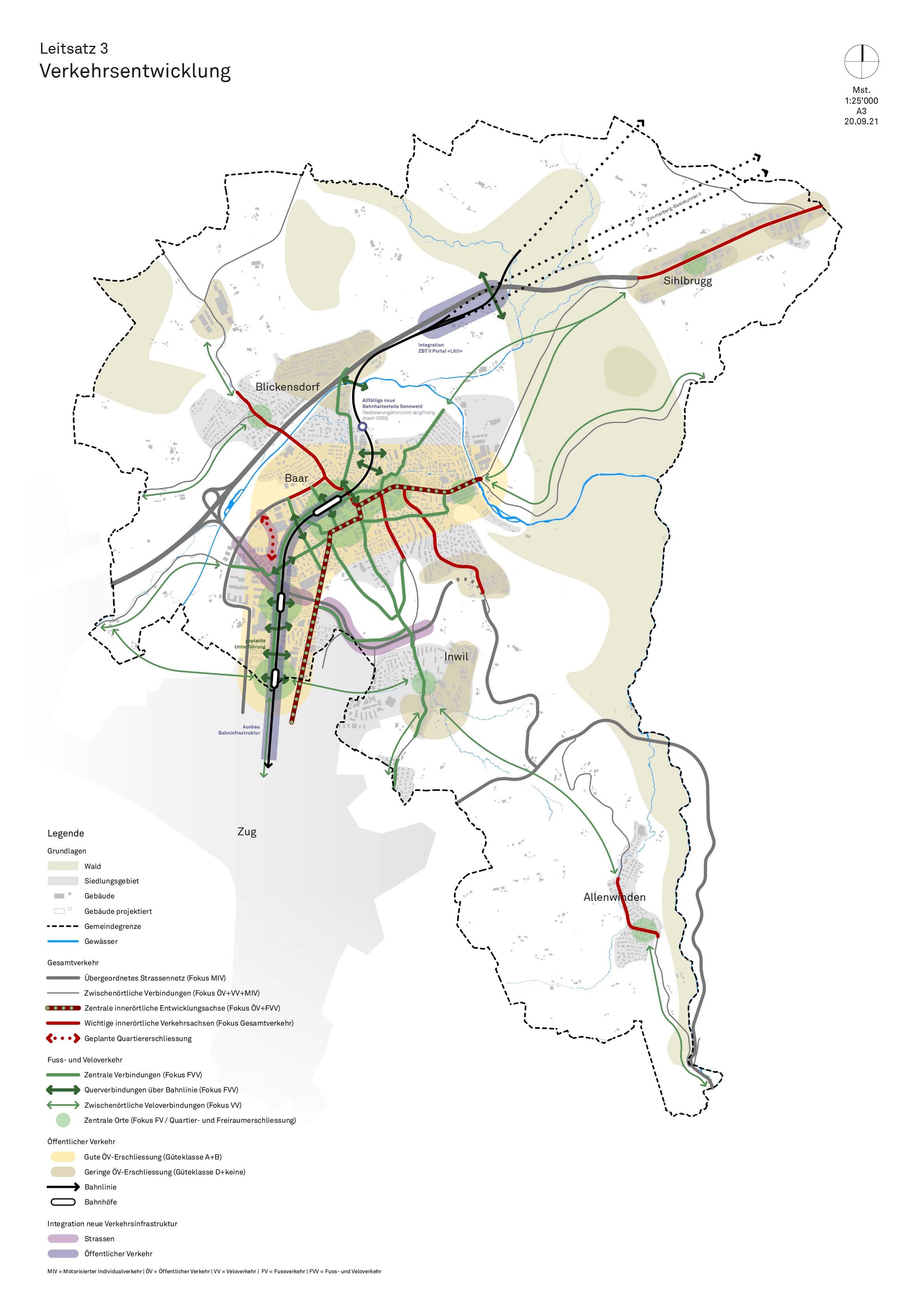 Räumliche Entwicklungsstrategie - Leitsatz Verkehrsentwicklung
